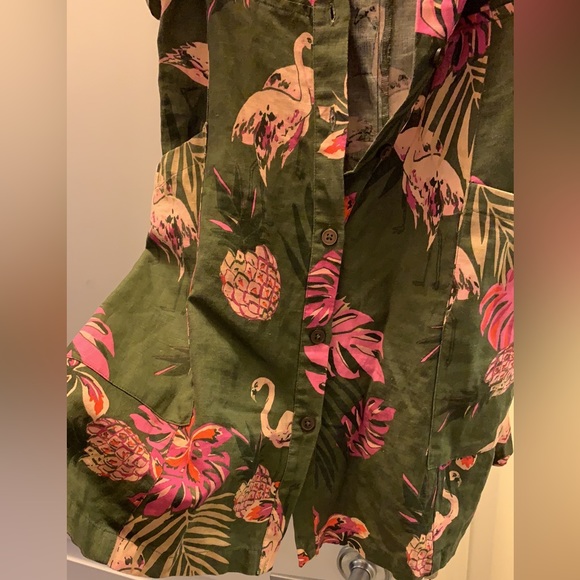 Mango linen summer dress - Picture 2 of 5